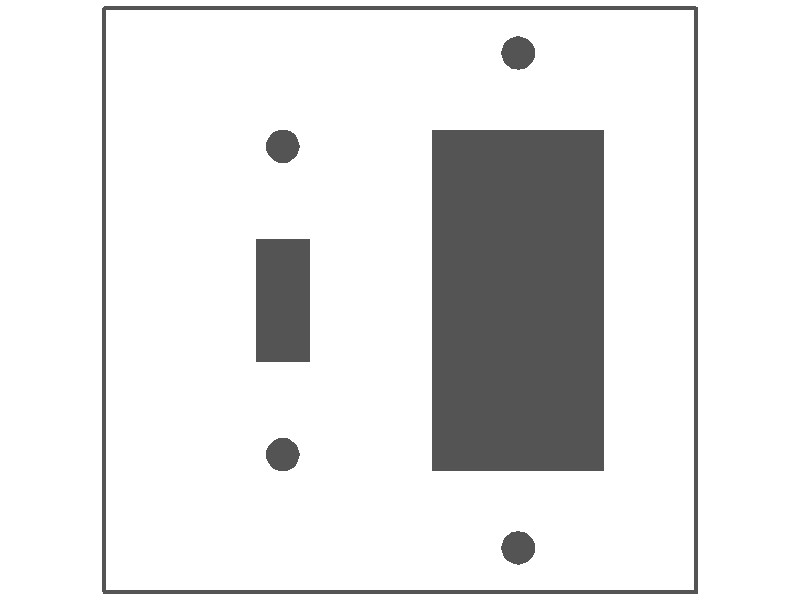 Product image for MULB 32432 2G TOG/GFI PLASTIC WHT