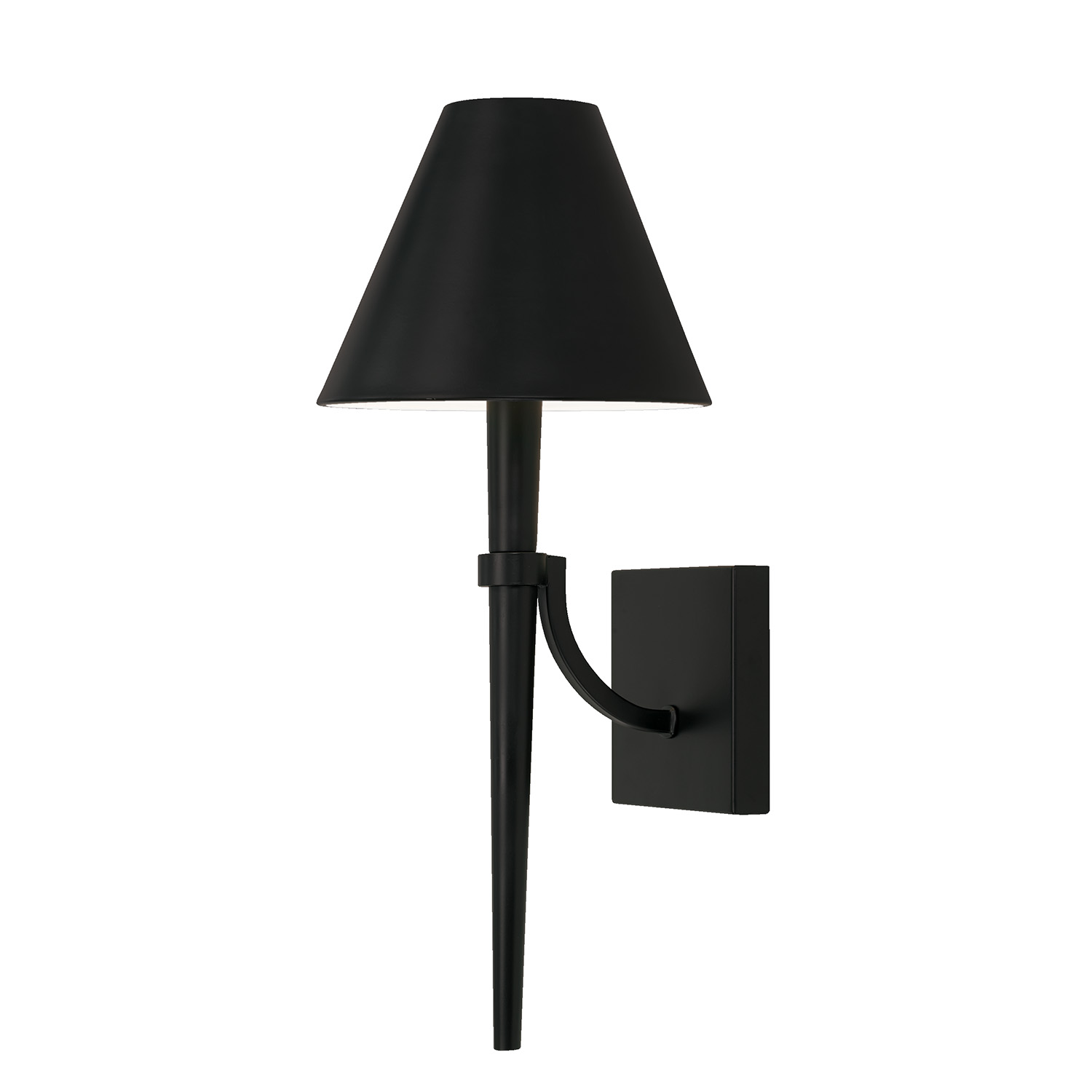 Product image for Holden 1 Light Wall Sconce - Matte Black