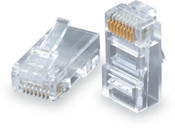 Product image for SIGNAMAX KRJ455SLD100 RJ45 SOLID 8 PIN MODULAR END