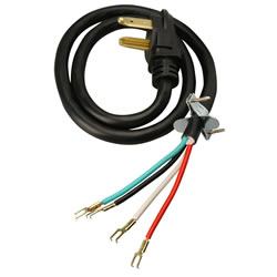 Product image for COLEMAN 09154 10/4 30AMP 250V 4W 4FOOT DRYER CORD