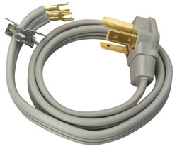 Product image for COLEMAN 09124 10/3 30AMP 4FOOT 3WIRE DRYER CORD