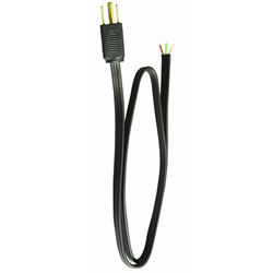 Product image for COLEMAN 09733 16/3SPT-3 3FOOT SUPPLY CORD STRAIGHT END DISPOSAL CORD