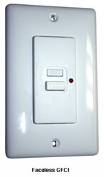 Product image for HUBBELL GFBF20ALL CIRCUIT GUARD LED BLANK FACE GFCI