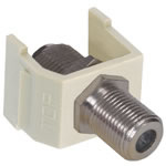 Product image for HUBBELL NSF70AL F-CONNECTOR F/F COUPLER ALMOND