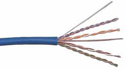 Product image for SIEMON 9C6P4-E3-06-RXA CAT6 PLENUM CABLE BLUE 1000' REEL