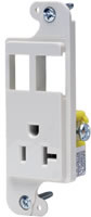 Product image for HUBBELL RJ62W JLOAD 20A RECEPTACLE WHITE