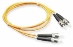 Product image for ICC ICFOJ7C305 FIBER OPTIC PATCH CORD MULTIMODE ST/ST DUPLEX 5METER