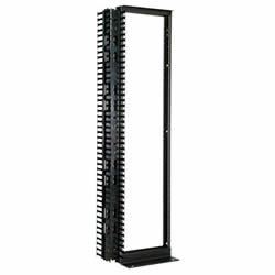 Product image for GREAT LAKES GLRR-1984BA 7' 19" BLACK RELAY RACK 2POST