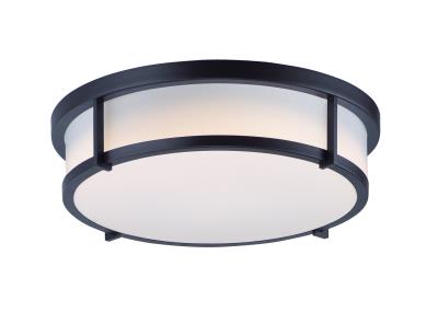Maxim Lighting 10270WTBK Rogue 3-Light Flush Mount E26, Black