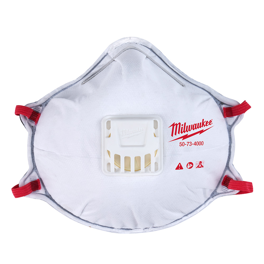 Milwaukee Tool 48-73-4001 N95 Valved Respirator with Gasket