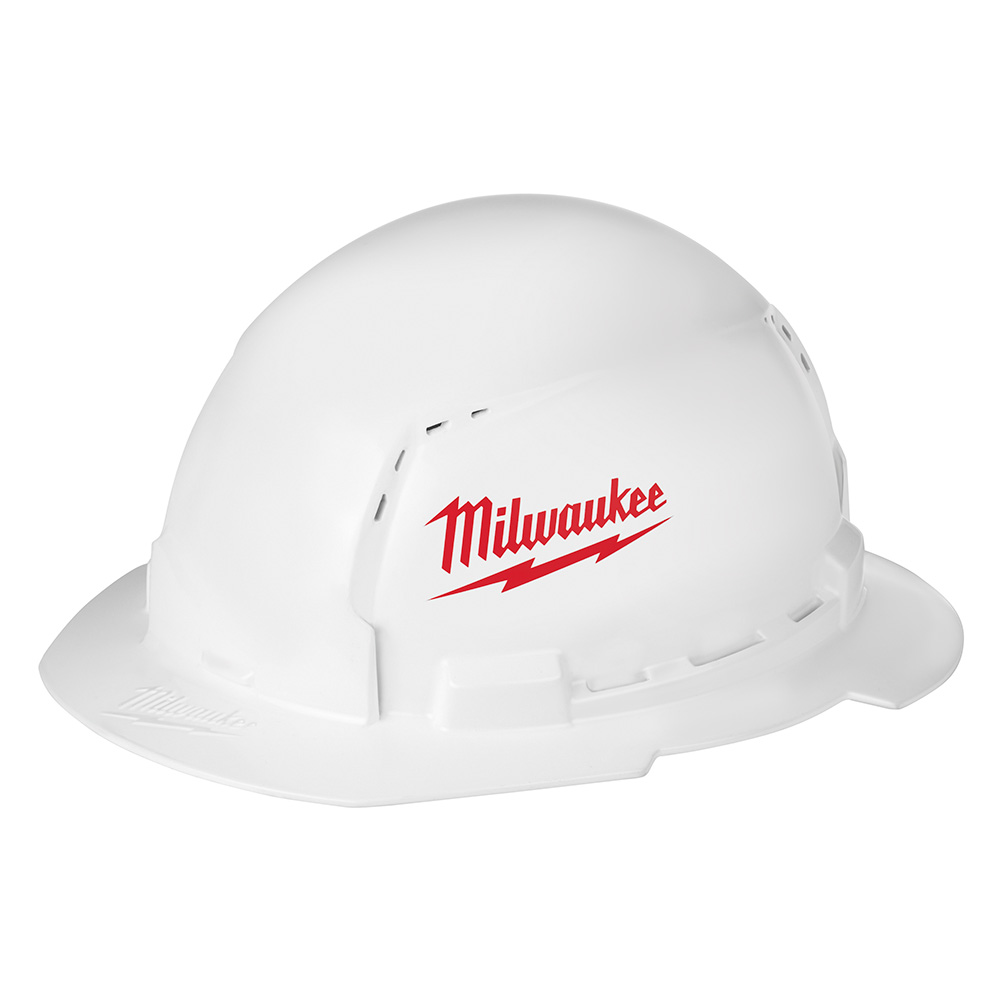 Milwaukee Tool 48-73-1010 Full Brim Vented Hard Hat with BOLT Accessories Type 1 Class C