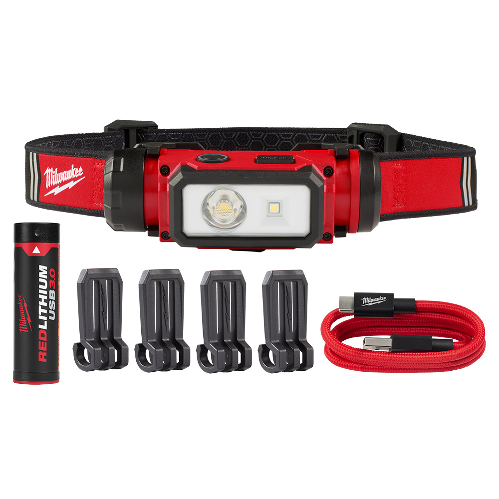 REDLITHIUM 2163-21 REDLITHIUM USB Hard Hat Headlamp