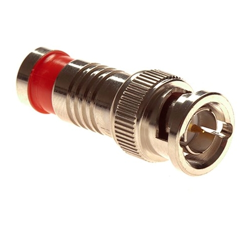 PLA 18043 PLATINUM TOOLS BNC RG59 RA COMPRESSION NICKEL PL 3/CLAMSHELL