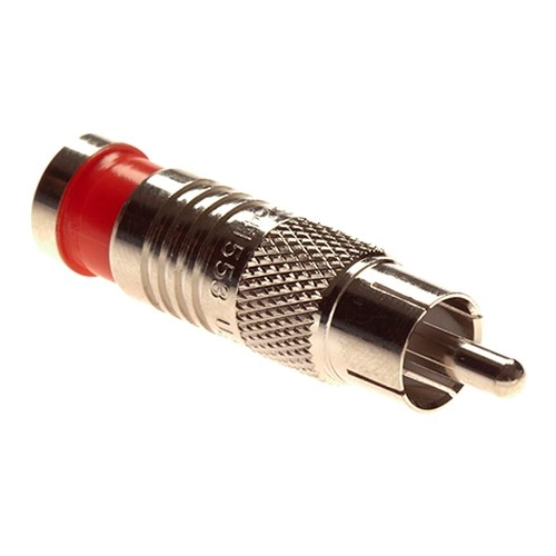 PLA 18061 PLATINUM TOOLS RCA RG59 COMPRESSION NICKEL PL 6/CLAMSHELL