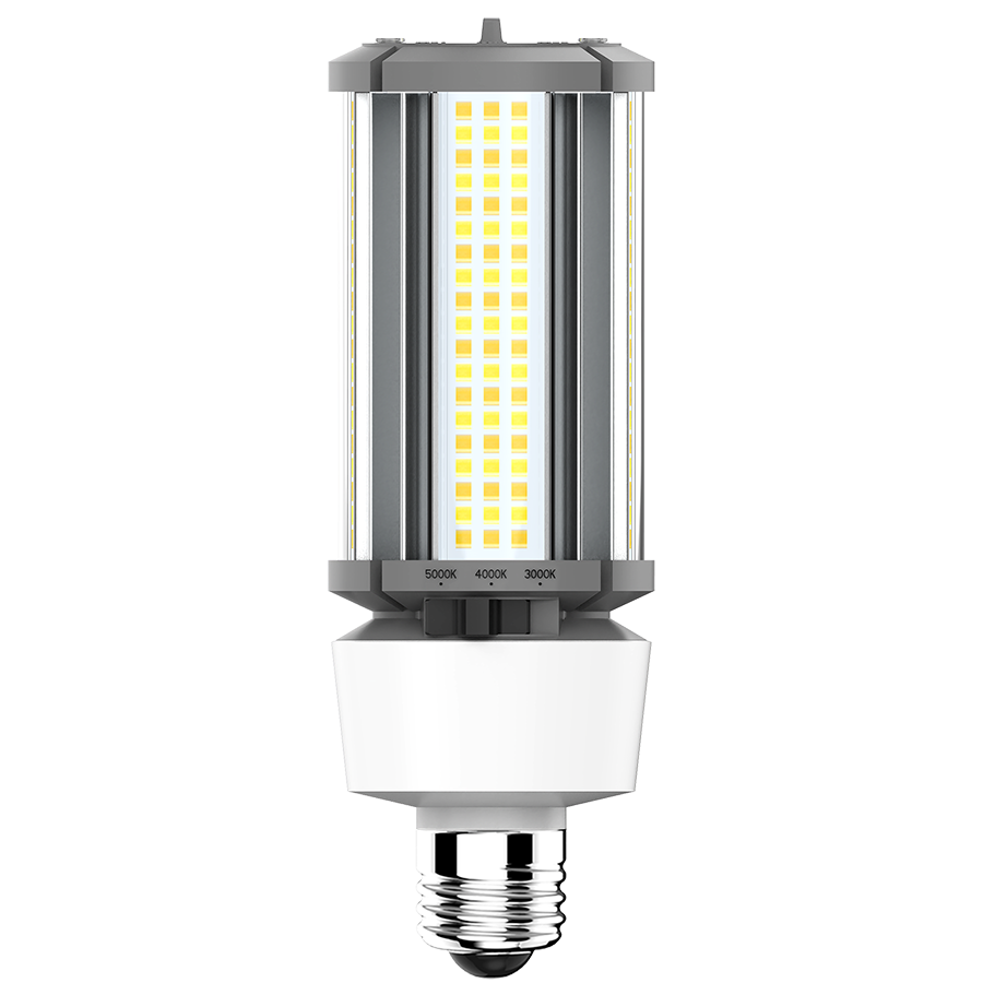 RAB HIDFA-27S-E26-8CCT-BYP RAB LED 12/18/27W 3000 4000 5000K 1740-3915 LUMEN MED BASE 120-277V (REPLACES 50-125W HID)
