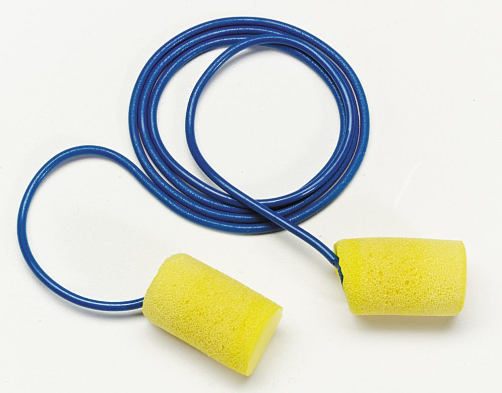 3M 311-1101 3M E-A-R Classic Earplugs 311-1101, Corded, Poly Bag, 2000 Pair/Case