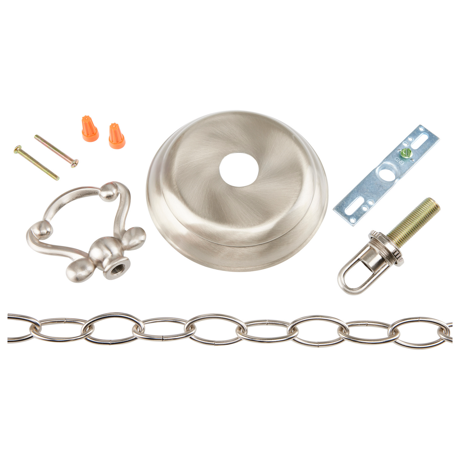 Satco 25-1403 Pendant Conversion Kit - Brushed Nickel