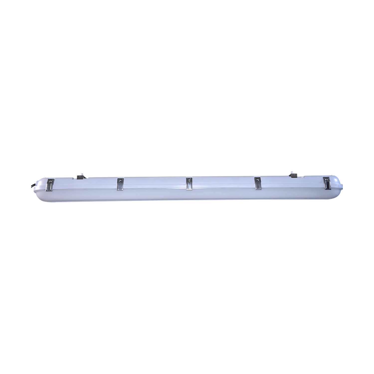 Nuvo 65/824 4 Foot - Vapor Proof Linear Fixture with Integrated Microwave Sensor - CCT & Wattage Selectable - IP65 and IK08 Rated