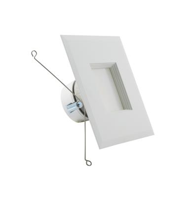 Satco S11821 11.5 Watt Square LED Downlight Retrofit - 5-6 in. - Adjustable Color Temperature - 120 Volt