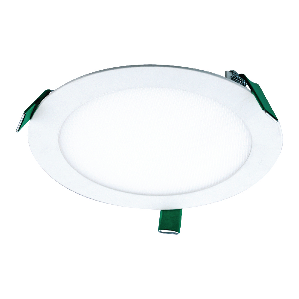 Halo HLB8LS9FSE010MWR 8-Inch LED lens downlight,2400 lumens,5000K,120/277V,Matte White Flange