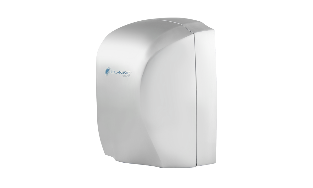 ste ELNV0902ABC STELPRO HAND DRYER BRUSH CHROME A/START 1450W 240V