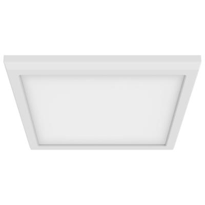Nuvo 62/1729 Blink Pro - 13W - 9in - LED Fixture - 3000K - Square Shape - White Finish - 120V/277V - 0-10V Dimming