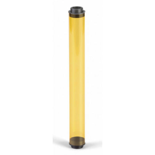 EPC 17199 EPC TUBE GUARD YELLOW T5 HD SERIES 4FT BLK VENTED END CAPS