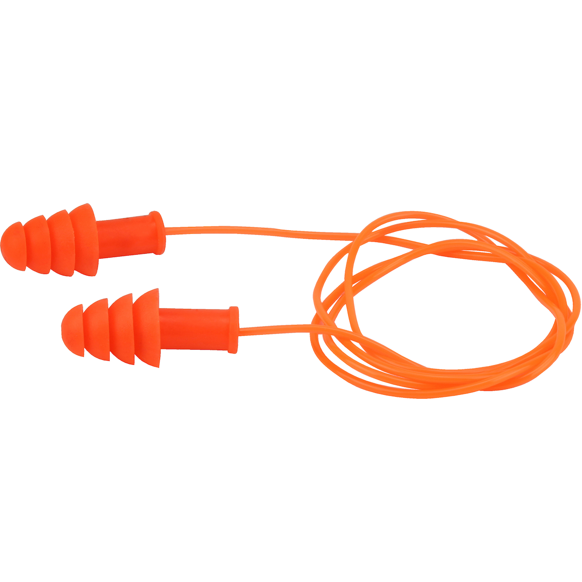 PIP 267-HPR400C Reusable TPR Corded Ear Plugs - NRR 27 / SNR 33, Orange, OS