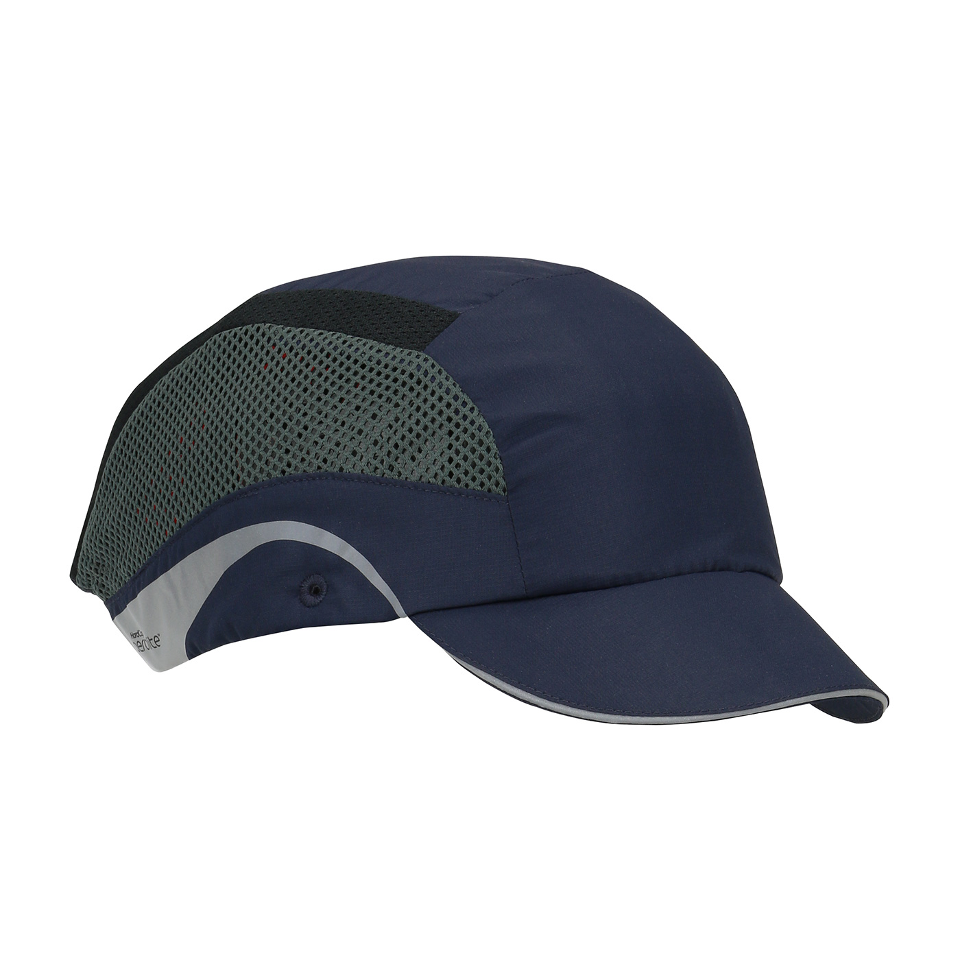 pip 282-AES150-21 PIP OS Navy Bump Caps JSP HARDCAP AEROLITE NAVY LIGHT WEIGHT SHORT 2"" BRIM HDPE LINER