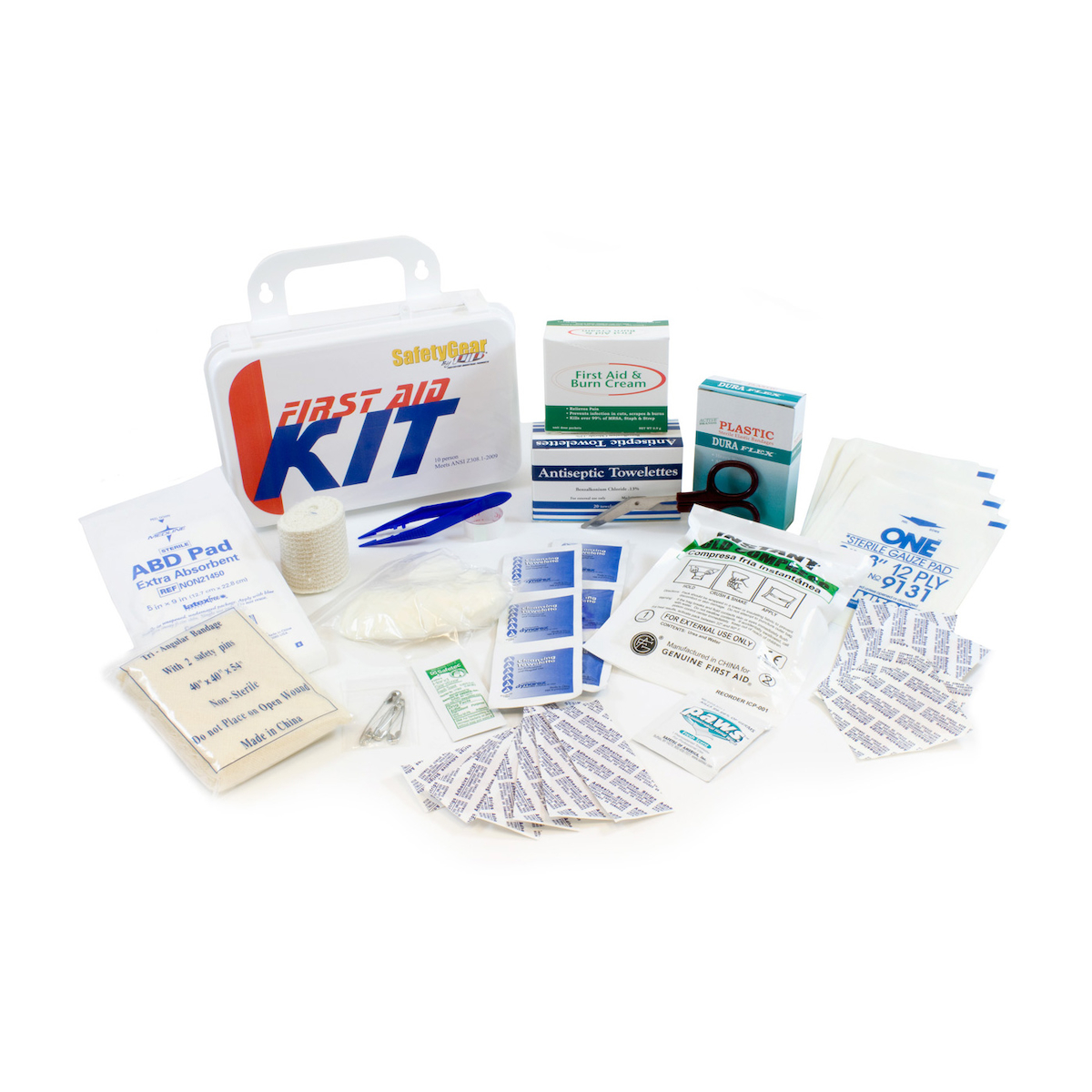 PIP 299-13210 Personal First Aid Kit - 10 Person, White, KIT