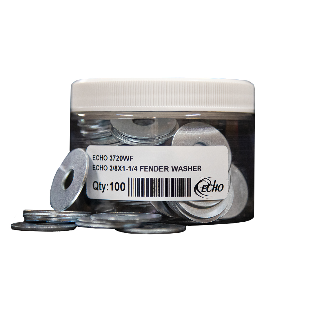 ECHO 3720WF-PACK(100)L ECHO 3/8X1-1/4 FENDER WASHER ZINC PLATED