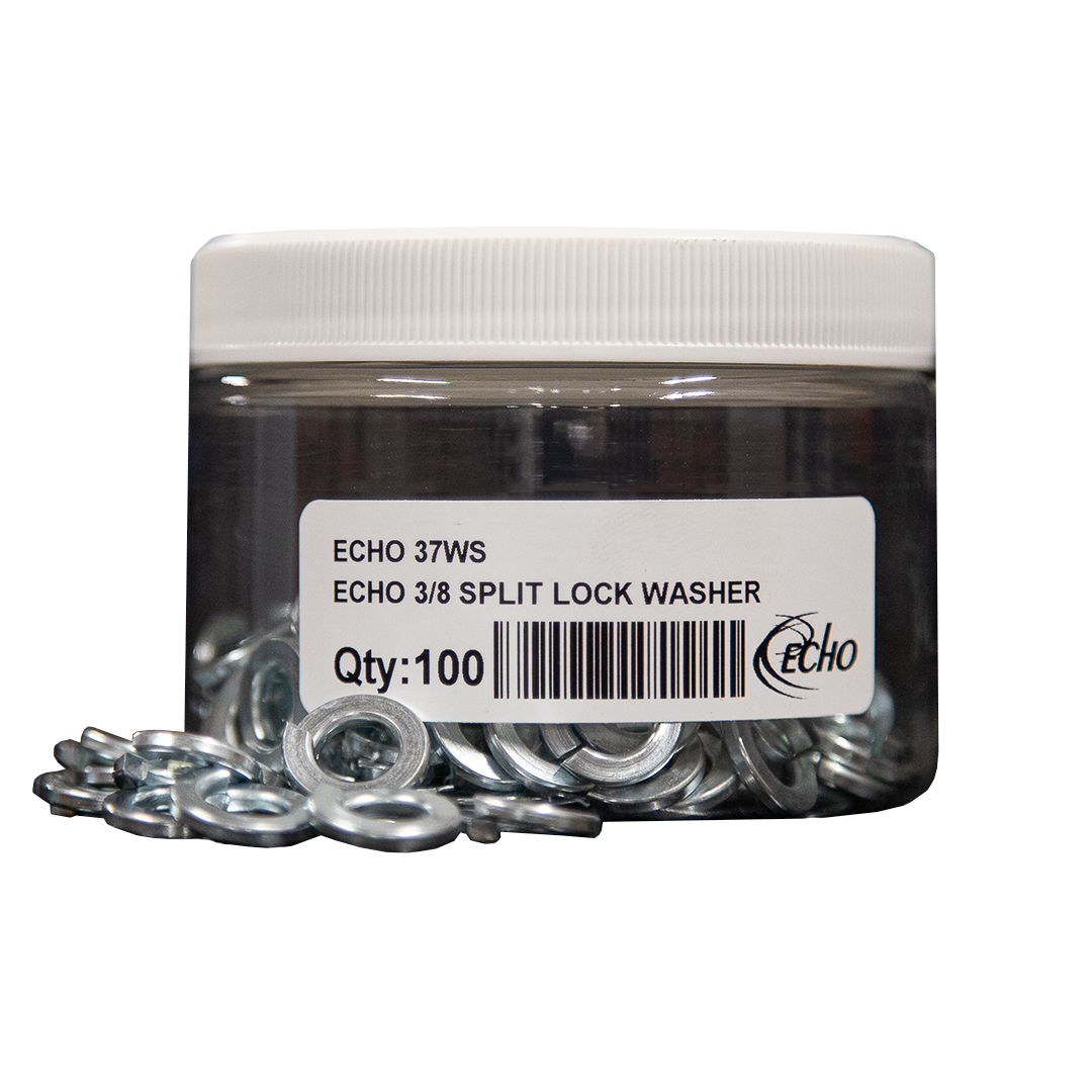 ECHO 37WS-PACK(100)S 349008 ECHO 3/8 SPLIT LOCK WASHER ZINC PLATED