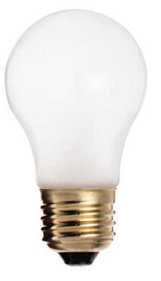 Satco S3811 40 Watt A15 Incandescent - Frost - Appliance Lamp - 2500 Average rated hours - 290/217 Lumens - Medium base - 130/120 Volt