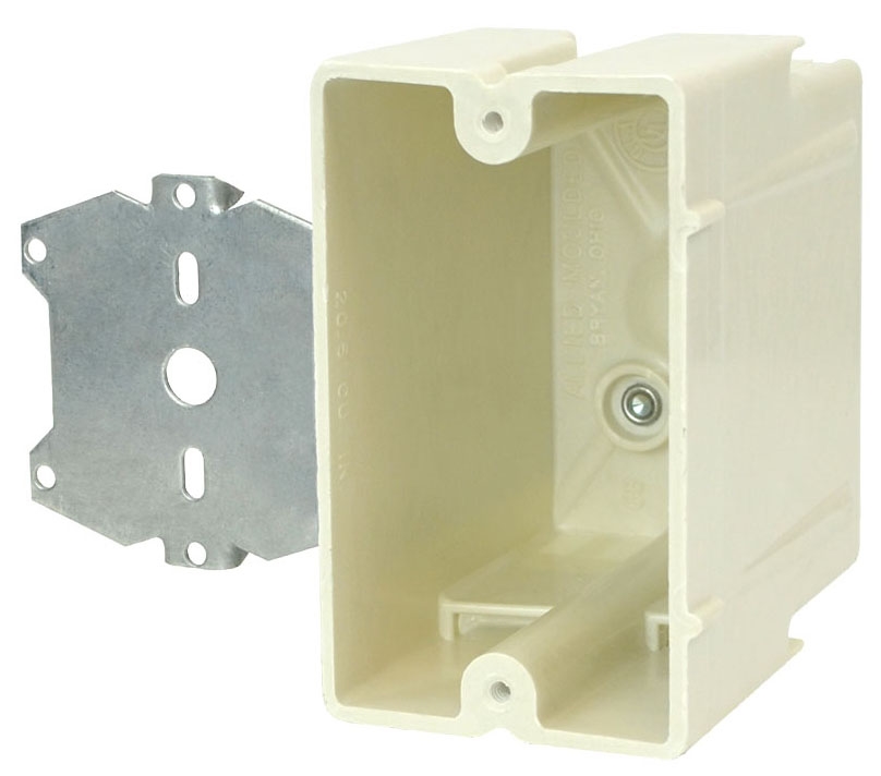 ALM 1098-Z2 ALM FIBERGLASS BOX 1G 3-1/4D 20.5CI 1/4" OFFSET "Z" HANGER