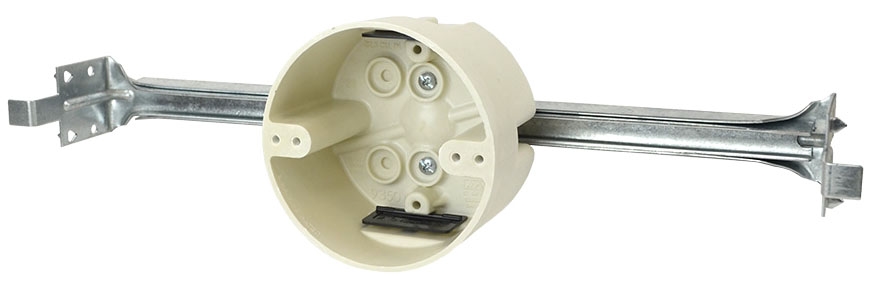 ALM 9350-BHK ALM FIBERGLASS BOX 4" ROUND 22.5 CU IN UNIV BAR HGR 50LB FX RTD