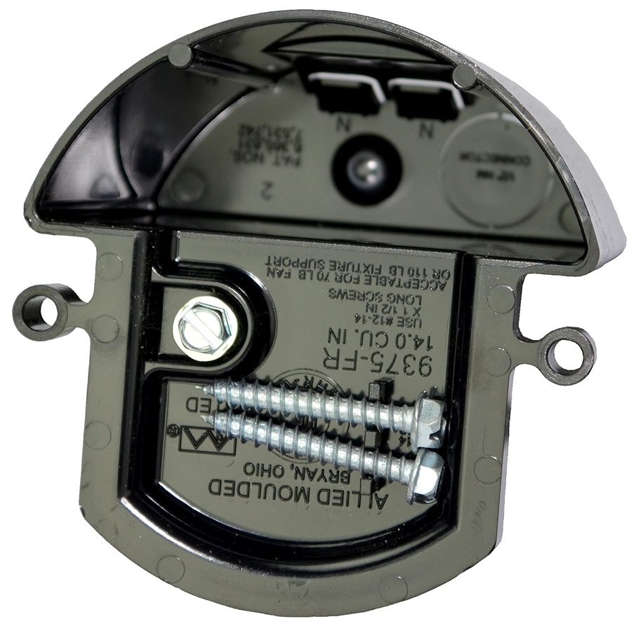 ALM 9375-FR ALM CEILING FAN BOX 4"DIA 1/2"D 14.0CU 70LB