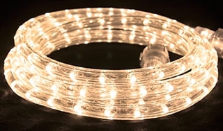 American Lighting LR-LED-WW-3 3ft Flexbrite Rope Light Kit 3000K