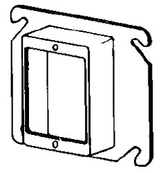 APL 8466 EGS 4SQ 1G 1-1/4 RAISE PLASTER RING