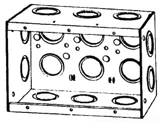 APL M3-250 EGS MASONRY BOX 3 GANG 2-1/2 DEEP
