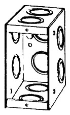 APL M1-350 EGS MSNRY BOX 1 GANG 3-1/2 DEEP (NON-GANGABLE)