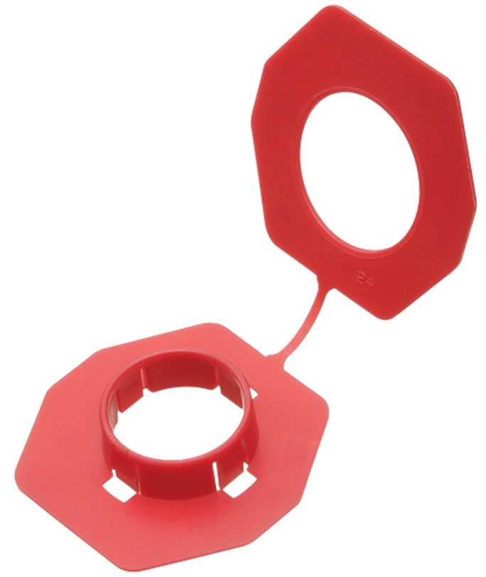 Arlington SB130 Non-metallic bushing snaps into standard knockout and fixes into common hole configurations for 2 x 4 metal studs, sold in a quantity of 100.