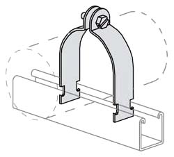 Power-Strut PS-1100-3/4-EG P-STRUT PS-1100-3/4-EG PIPE CLAMP,3