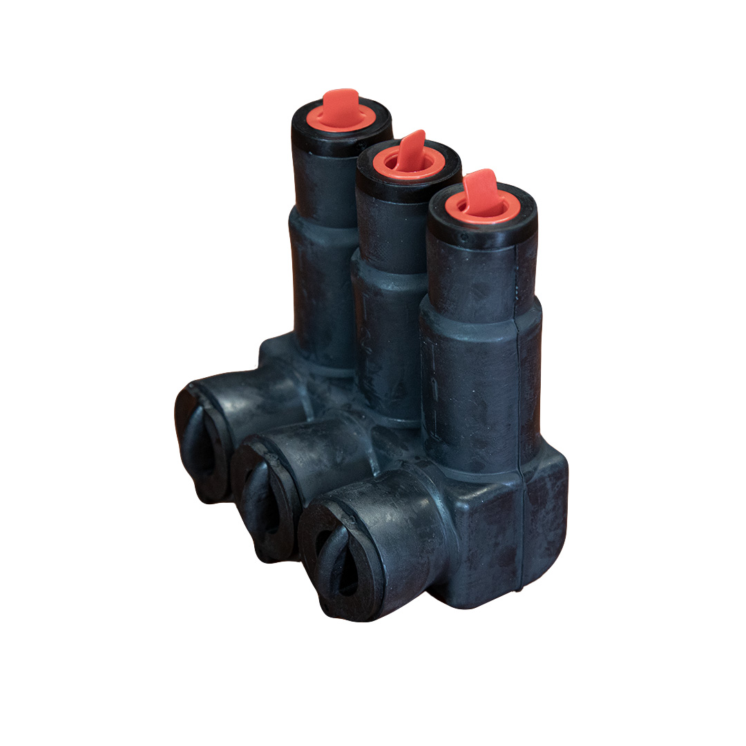 Burndy BIBS3503DB Direct Burial UNITAP , 350 Kcmil -12 AWG Str., 3.82 in L, Designed specifically for direct burial applications.