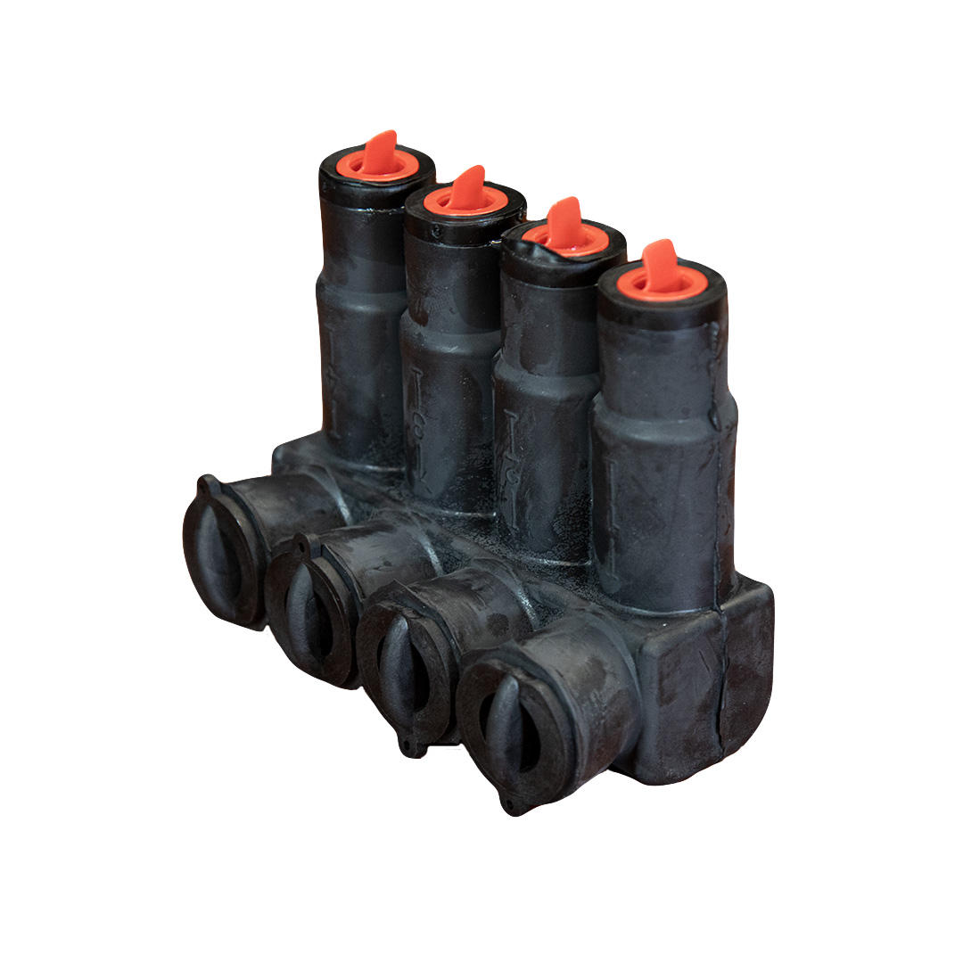 Burndy BIBS3504DB Direct Burial UNITAP , 350 Kcmil -12 AWG Str., 5.03 in L, Designed specifically for direct burial applications.