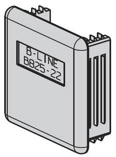B-Line B825-52GRY Eaton B-Line series strut fiberglass channel and fittings, Gray, Polyurethane, Plastic end cap