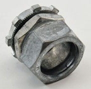 Bridgeport 251-DC2 Screw-on EMT Compression Connector 3/4", Die Cast Zinc