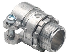 Bridgeport 407-DC2 Squeeze Connector 1/2", Die Cast Zinc