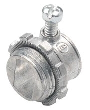 Bridgeport 501-DC2 Set Screw Connector 3/8", Die Cast Zinc