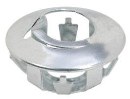 Bridgeport 540-SS Snap-In Connector 3/8", Zinc-plated Spring Steel
