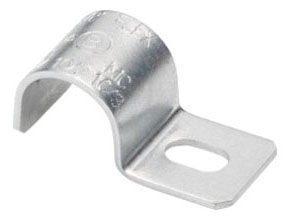 Bridgeport 900-F One Hole AC/MC Strap 3/8 (12/4 10/3), Zinc Plated Steel